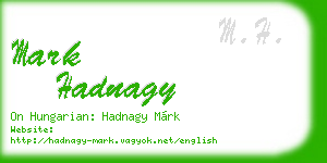 mark hadnagy business card